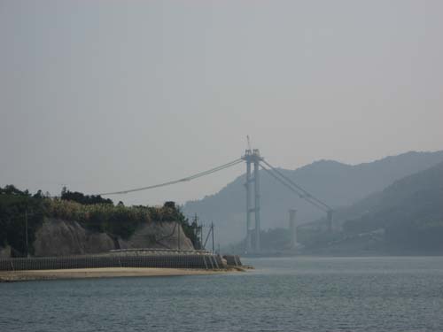 建設中の豊島大橋